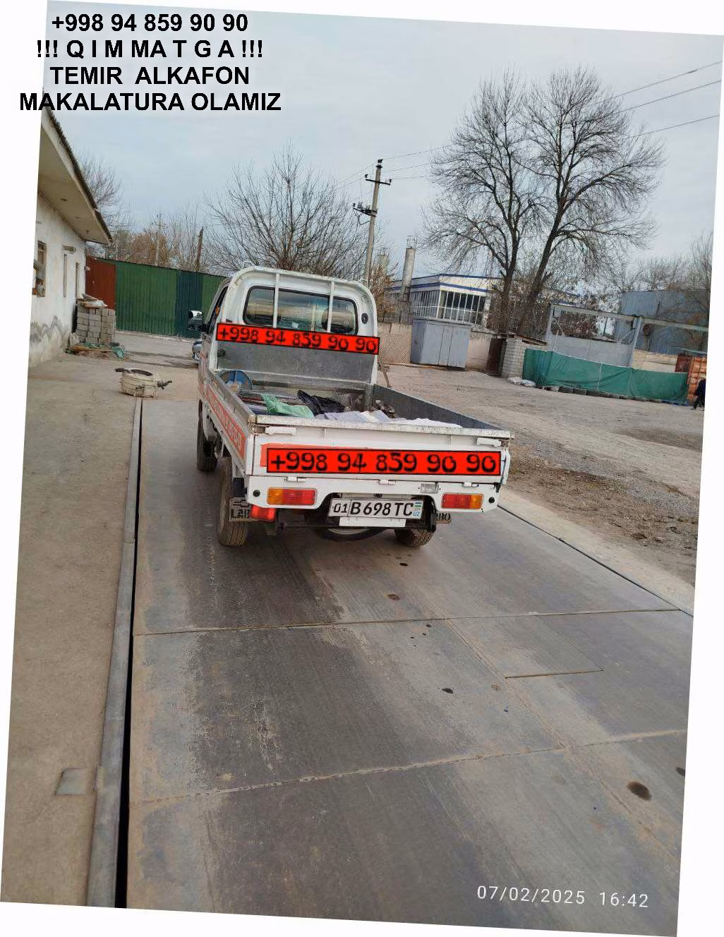ТАШКЕНТ МЕТАЛЛОЛОМ TOSHKENT METALLOLOM qabul qilish Oqqorgon
