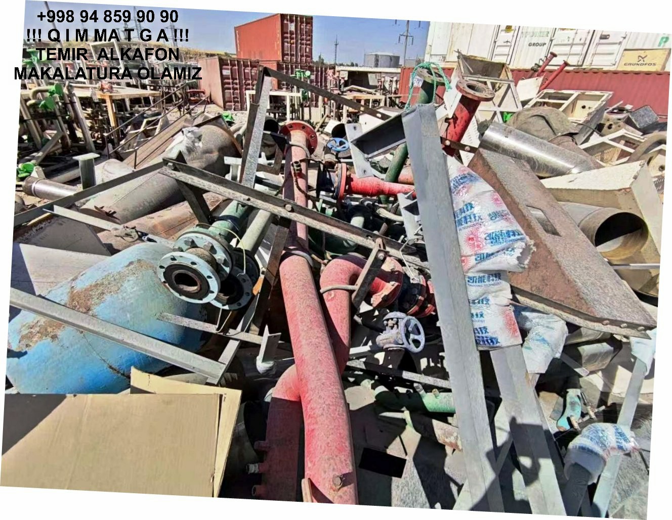 Metallolom qabul qilish Ortachirchiq