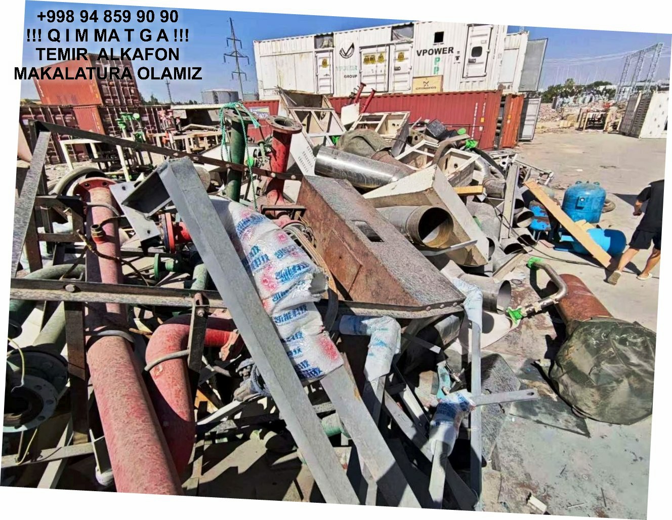 Metallolom qabul qilish Parkent